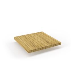 Solpuri Plateau L-Modul Tisch Teak