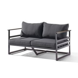 Sieger Sydney Lounge 2- Sitzer Sofa eisengrau/grau