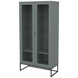 Tenzo Lipp Vitrine Spanplatte/Holzwerkstoff 90x43x178 cm