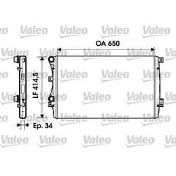 VALEO Kühler, Motorkühlung für SKODA VW SEAT (FAW) (SVW) AUDI 5K0121251AB 1K0121253K 1K0121251K 732872