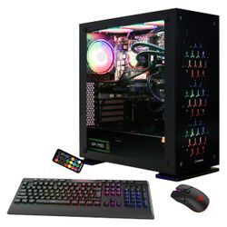 GAMEMAX Gaming-PC "Onyx II 7288", schwarz, Microsoft Windows 11 Home (64 Bit), 32 GB RAM 2000 GB SSD, Computer, DDR5-RAM, Windows 11