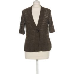 Oui Damen Strickjacke, grün, Gr. 38