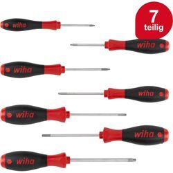 Schraubendreher Set SoftFinish® (01299) 7 tlg. i Schraubenzieher Satz für Alltag, Handwerk, Industrie i Schraubwerkzeug torx - Wiha