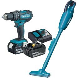 Makita - Akku-Kombo-Kit 18V (DHP482 + DCL181) / 3,0 Ah, 2 Akkus + Ladegerät