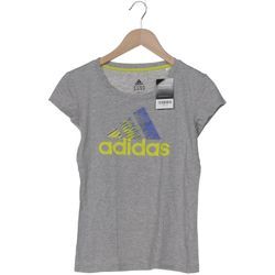 adidas Damen T-Shirt, grau, Gr. 34