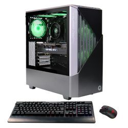 GAMEMAX Gaming-PC "Contac BG 7379" Windows 11, Computer, schwarz (schwarz, grau), Microsoft Windows 11 Home (64 Bit), 32 GB RAM 1000 GB SSD