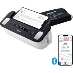 Blutdruckmessgerät OMRON "Complete smartes Blutdruck- & EKG-Messgerät", schwarz, BlutdruckmessgeräteB:23,2cm H:9,8cm T:12,3cm, JETZT mit 1 Jahr OMRON connect Premium Abonnement GRATIS, B:23,2cm H:9,8cm T:12,3cm