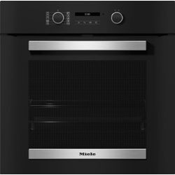 A+ (A+++ bis D) MIELE Einbaubackofen "H 2465 BP Active" Backöfen AirFry-Funktion, Automatikprogramme, Vernetzung mit Miele@Home schwarz (obsidianschwarz, edelstahl)