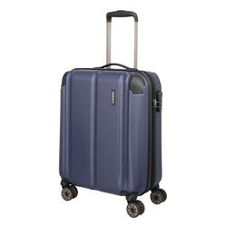 Hartschalen-Trolley TRAVELITE "CITY S, anthrazit" Gr. B/H/T: 40cm x 55cm x 20cm 45 l, blau (marine) Koffer Handgepäck, Reisekoffer, Hartschalen-Trolley