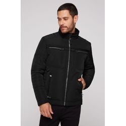 Winterjacke CAMP DAVID, Herren, Gr. XXL, schwarz, Obermaterial: 100% Polyester, unifarben, casual, regular fit taillenbedeckt, ohne Ausschnitt, Langarm Bündchen, Jacken, im Biker-Design