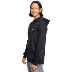 Kapuzensweatshirt QUIKSILVER "BASIC HOODIE YOUNG MEN", Herren, Gr. L, schwarz, Sweatware, Obermaterial: 60% Baumwolle, 40% Polyester, sportlich, Langarm Rippbündchen, Sweatshirts