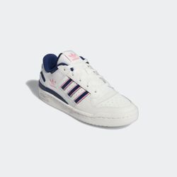 Sneaker ADIDAS ORIGINALS "FORUM LOW CL" Gr. 36, cloud weiß, dunkelblau, bliss pink Schuhe