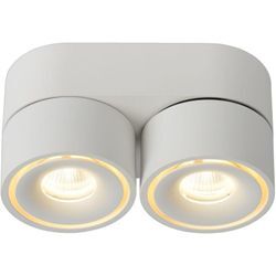 Yumiko - Deckenstrahler - ø 7,8 cm - led Dim. - 2x10W 2700K - Weiß - Lucide