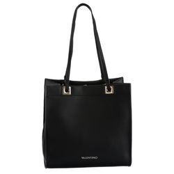 Shopper VALENTINO BAGS "SHOPPING POST RE" Gr. B/H/T: 33cm x 31cm x 20cm, schwarz (nero), Damen, Lederimitat, Taschen, Henkeltasche Handtasche Schultertasche mit zusätzlicher Tasche