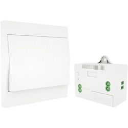 RF433 Funkschalter, batterielos, Wandfernbedienung, Wandschalter, selbstversorgt, keine Verkabelung, Wandpanel-Sender (1-Wege-Set)