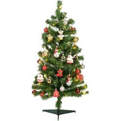 Kaemingk Mini Tannenbaum Colorado geschmückt mit 30 LED Dekorierter Baum