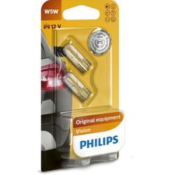 PHILIPS W5W (2 Stk.) Glühlampe, Türleuchte,Glühlampe, Einstiegsleuchte,Glühlampe, Kennzeichenleuchte,Glühlampe, Kofferraumleuchte,Glühlampe, Park-/Pos