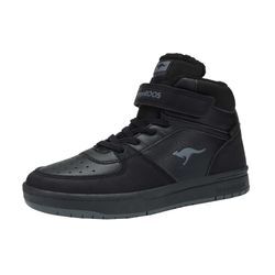 Sneaker KANGAROOS "K-CP Bound Mid EV" Gr. 28, schwarz (jet schwarz, steel grau) Schuhe wasserabweisend und gefüttert