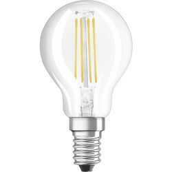 LED-Kugellampen 4W Form E14 Warmes Licht 2700K 2er-Pack - Osram