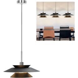 Gbly - Hängelampe Esstisch Pendelleuchte Schwarz - Hängeleuchte Esszimmer Modern Esszimmerlampe Wohnzimmer E14 Esstischlampe Schlafzimmer 1 Flammig