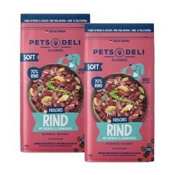 Pets Deli Adult Soft Rind mit Brokkoli & Granatapfel 2x6 kg