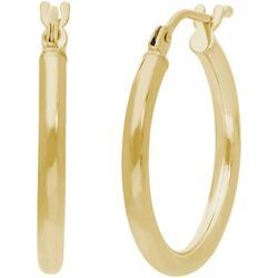 Paar Creolen FIRETTI "Schmuck Geschenk Gold 585 Ohrschmuck Ohrringe", gold (gelbgoldfarben), Ohrringe, Damen, Gelbgold 585