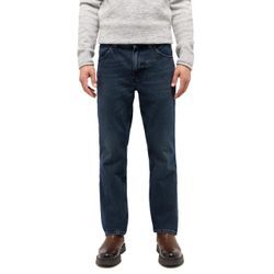 Straight-Jeans MUSTANG "Tramper Straigt", Herren, Gr. 33, Länge 36, blau (superschwarz36), Denim/Jeans, Obermaterial: 100% Baumwolle, casual, straight fit, Jeans