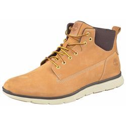 Schnürboots TIMBERLAND "Killington Chukka", Gr. 41,5, gelb (wheat, nubuck), Nubukleder, sportlich, Schuhe Schnürboots, Winterstiefel, Schnürstiefel, Winterschuhe