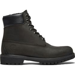 Schnürboots TIMBERLAND "6 in Premium Fur/Warm Lin" Gr. 43, schwarz Schuhe Winterstiefel, Schnürstiefel, Winterschuhe, wasserdicht, gefüttert