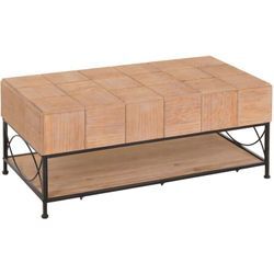 [NEUWERTIG] Couchtisch HHG-171, Wohnzimmertisch Tisch Sofatisch Beistelltisch, Ablage Massiv-Holz MDF, 51x120x61cm