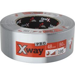 Eh'klar X-Way pro Gewebeband, Profi 48mm x 50m silber - Schuller