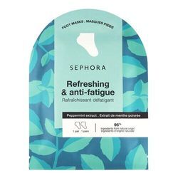 Sephora Collection - Footmask - Imprägnierte Fußmaske, Intensive Feuchtigkeit In 20 Minuten - masq Pieds-24 Menthe Poivree