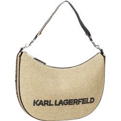 KARL LAGERFELD Handtasche Damen Baumwolle, beige