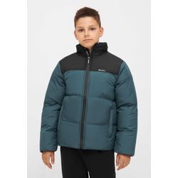 Steppjacke BENCH. "BALLUGA", Jungen, Gr. 140, blau (dusty teal), Steppware, Obermaterial: 100% Polyester, colorblocking, casual, Langarm, Jacken