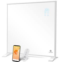 KESSER® Infrarotheizung Energiesparend Infrarot Standgerät & Wandmontage Elektroheizung mit Fernbedienung Thermostat & App-Steuerung Elektrisch Heizpaneel Heizung Konvektor Standfüße