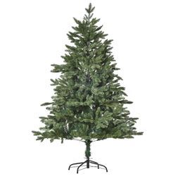 HOMCOM Künstlicher Weihnachtsbaum Mit Sockel grün Ø75 x 150H cm