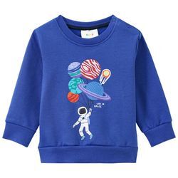 Baby Sweatshirt mit Weltraum-Print