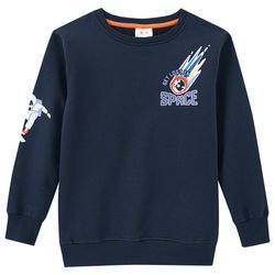 Jungen Sweatshirt mit Weltraum-Print