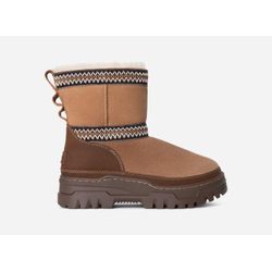 UGG® Classic Mini TrailGazer Boot für Damen in Brown, Größe 36, Veloursleder