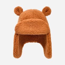 Trappermütze aus UGG®fluff für Kinder in Brown, Größe 2/4 YRS, Polyester