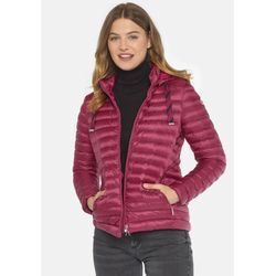 Steppjacke FUCHS SCHMITT, Damen, Gr. 38, lila (beere), Web, Obermaterial: 100% Polyamid. Futter: 100% Polyamid. Wattierung: 100% Polyester, unifarben, clean, modisch, regular fit, Langarm, Jacken, mit Kapuze