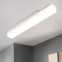 Gbly - Deckenlampe led Deckenleuchte Küche - Küchenlampe Lang 40cm Tageslicht Decke 18W Weiß Flurlampe 4000K Innen Tageslichtlampe Neutralweiß