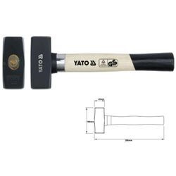 Yato - Fäustel Hammer Vorschlaghammer Schlosserhammer Plattenhammer +1250g