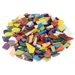 Fantasy Glas-Mosaik, polygonal, bunt-mix, 10–20 mm, 500 g