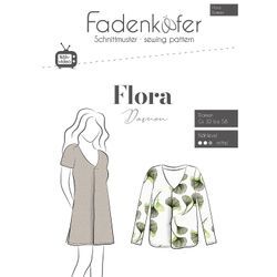 Fadenkäfer Schnitt "Bluse Flora" für Damen