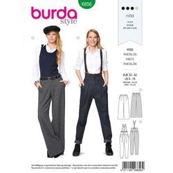 burda Schnitt 6856 "Hose im Marlene-Stil"