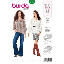 burda Schnitt 6227 "Bluse im Boho-Stil"