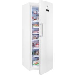 BEKO Gefrierschrank "RFNE448E45W", D (A-G), Gefrierschränke, silber (weiß)B:70cm H:192cm T:77cm