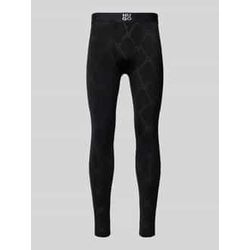 Leggings mit elastischem Logo-Bund Modell 'JOHN'