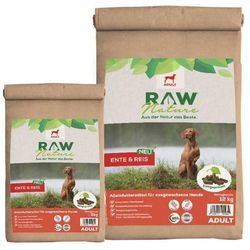 RAW Nature Trockenfutter ADULT mit Ente & Reis - Natürlich Kaltgepresst - 5 kg